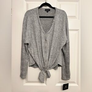 NWT Fortune + Ivy Button-Up Cardigan with Tie Front XL